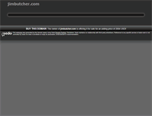 Tablet Screenshot of jimbutcher.com